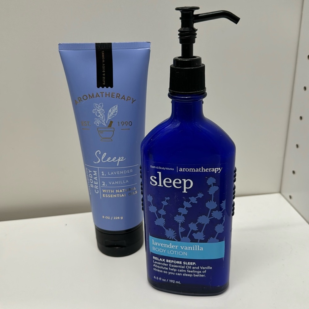 Bath and Body Works Aromatherapy Sleep Lavender and Vanilla Body Lotion